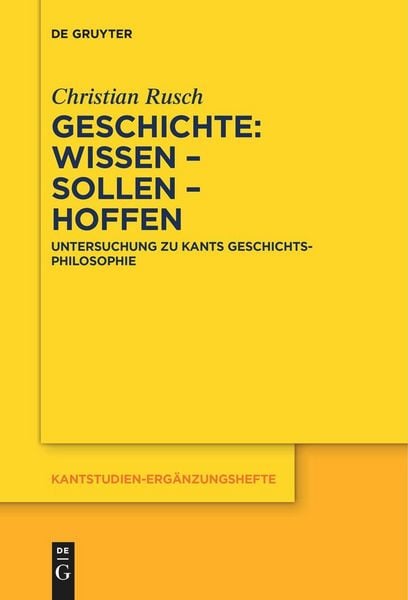 Produktbild: Geschichte: Wissen - Sollen - Hoffen
