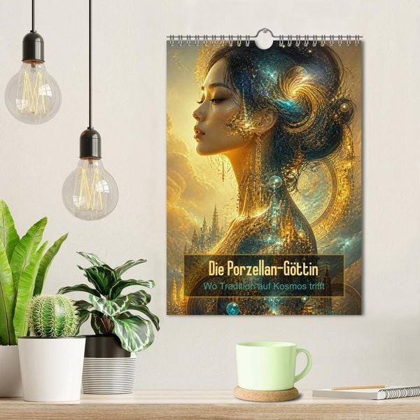 Produktbild: Die Porzellan-G&ouml;ttin (Wandkalender 2027 DIN A4 hoch), CALVENDO Monatskalender