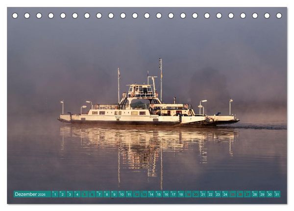 Produktbild: Flusslandschaft Elbe (Tischkalender 2026 DIN A5 quer), CALVENDO Monatskalender