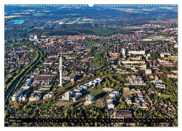 Produktbild: Hannover - Luftige Einblicke (Wandkalender 2026 DIN A2 quer), CALVENDO Monatskalender