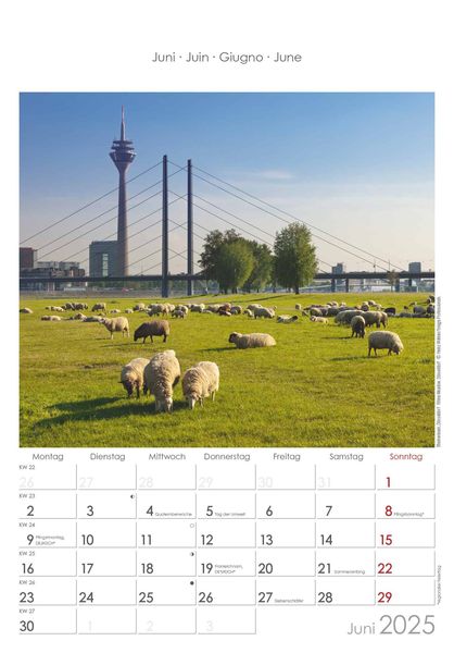'Nordrhein-Westfalen 2025 - Bild-Kalender 23,7x34 cm - Regional 