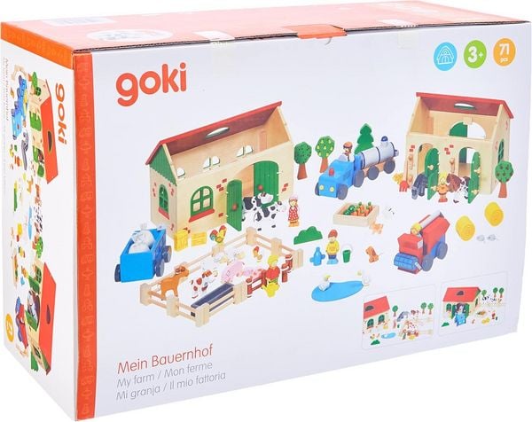 Produktbild: goki Mein Bauernhof, aus Holz