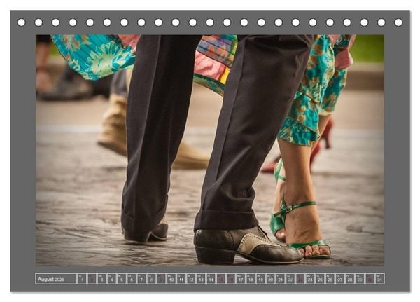 Produktbild: Tango feet (Tischkalender 2026 DIN A5 quer), CALVENDO Monatskalender