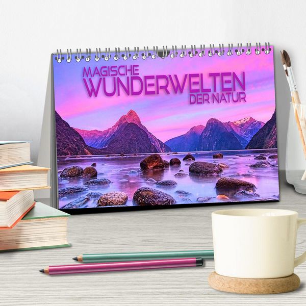 Produktbild: Magische Wunderwelten der Natur (Tischkalender 2026 DIN A5 quer), CALVENDO Monatskalender
