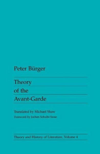 Produktbild: Theory of the Avant-Garde