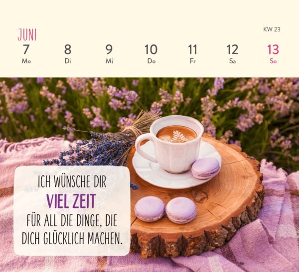 Produktbild: Mini-Wochenkalender 2027: Herzensw&uuml;nsche f&uuml;r dich