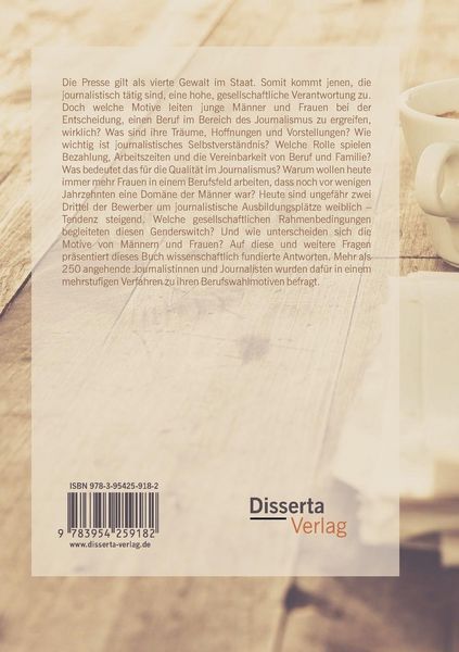Produktbild: Traumberuf Journalistin?! Berufswahlmotive im Journalismus