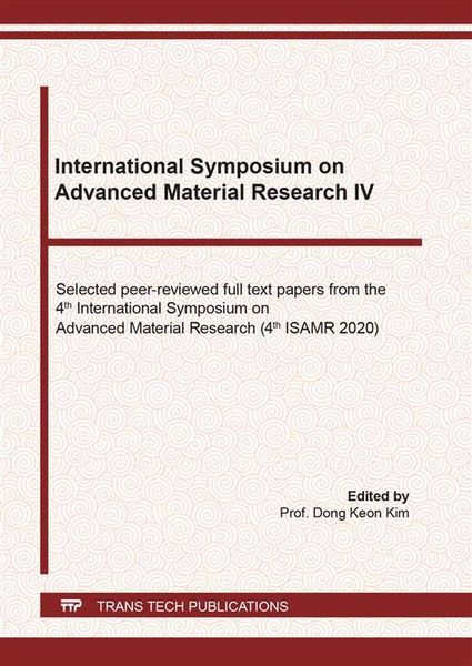 Produktbild: International Symposium on Advanced Material Research IV