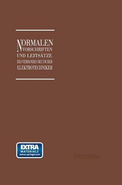 Produktbild: Normalien, Vorschriften und Leits&auml;tze des Verbandes Deutscher Elektrotechniker eingetragener Verein