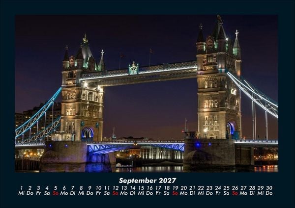 Produktbild: London 2027 Fotokalender DIN A4