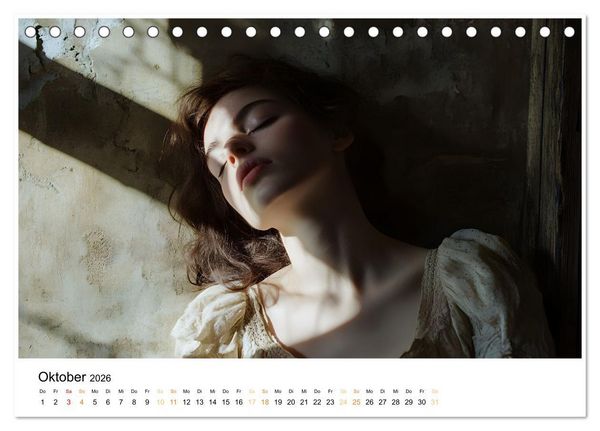 Produktbild: Magische Frauen Portraits (Tischkalender 2026 DIN A5 quer), CALVENDO Monatskalender