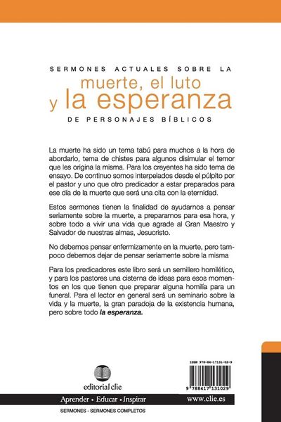 Produktbild: El Sermones Actuales Sobre La Muerte, El Luto Y La Esperanza de Personajes B&iquest;&iquest;blicos