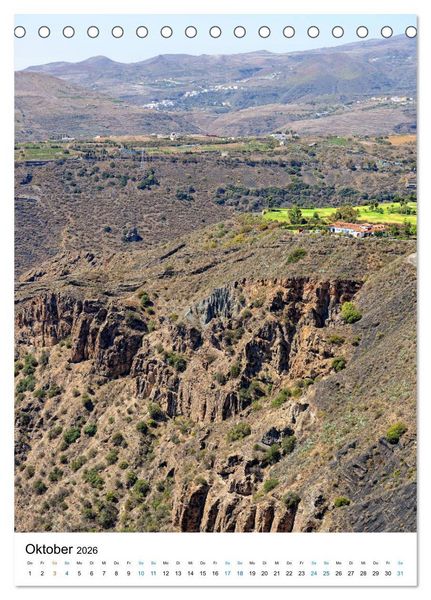 Produktbild: Gran Canaria - Urlaubsinsel f&uuml;r Sonnenanbeter (Tischkalender 2026 DIN A5 hoch), CALVENDO Monatskalender