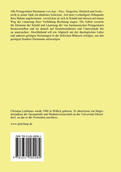 Produktbild: Die Problematik von Schuld und Laeuterung in der Epik Hartmanns von Aue