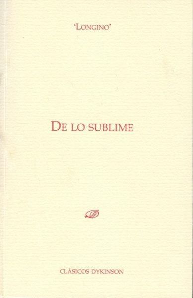 Produktbild: De lo sublime