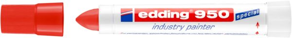 Produktbild: Edding 950 industry painter 4-950002 Industriemarker Rot wasserfest: Ja