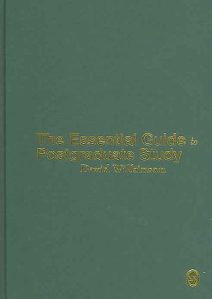 Produktbild: Wilkinson, D: Essential Guide to Postgraduate Study
