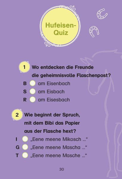 Bibi & Tina: Die geheimnisvolle Flaschenpost