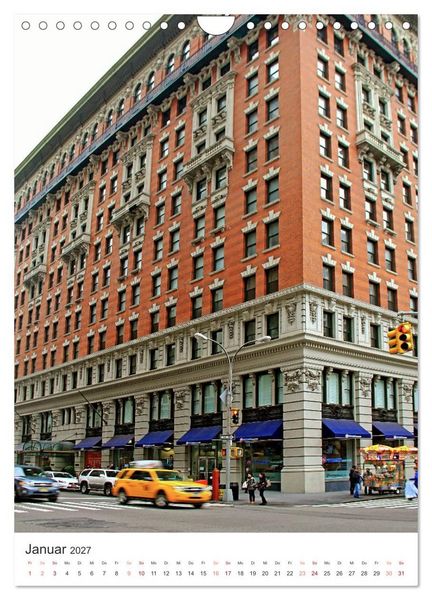 Produktbild: New York - sehenswertes Manhattan bei Tag und Nacht (Wandkalender 2027 DIN A4 hoch), CALVENDO Monatskalender