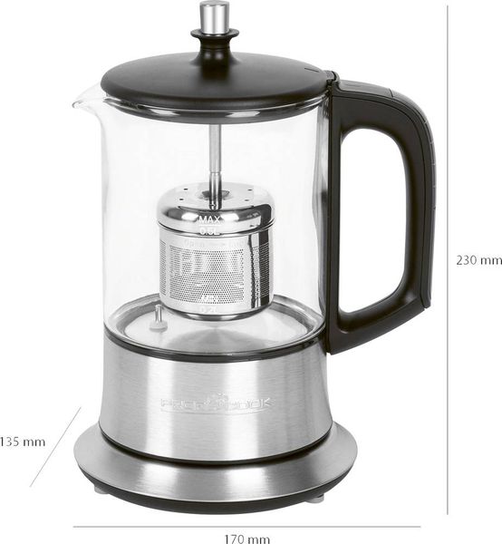 Produktbild: Profi Cook PC-TK 1165 Wasserkocher Edelstahl Fassungsverm&ouml;gen: 0.5l