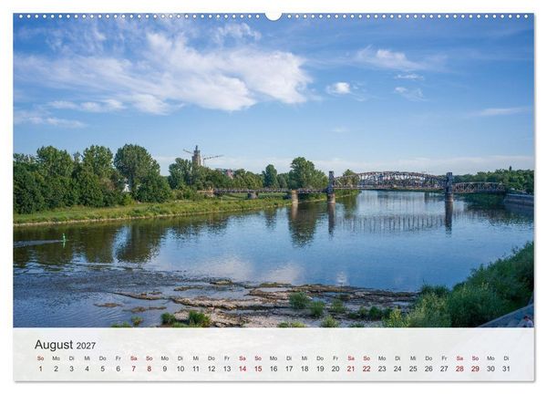 Produktbild: Magdeburg - Landeshauptstadt Sachsen-Anhalts (hochwertiger Premium Wandkalender 2027 DIN A2 quer), Kunstdruck in Hochglanz