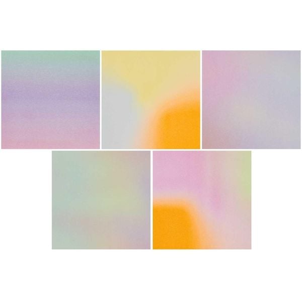 Produktbild: Origami Duo Color, Blurry Gradient MIX, 15 x 15 cm, 100 Blatt