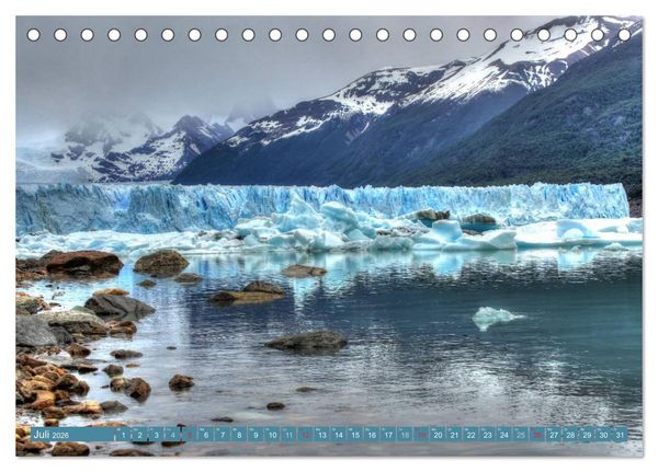 Produktbild: Wildes Patagonien - Abenteuer am Ende der Welt (Tischkalender 2026 DIN A5 quer), CALVENDO Monatskalender