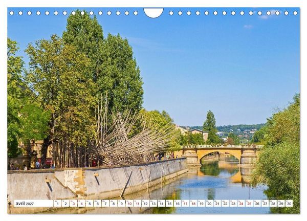 Produktbild: Nancy et Metz &ndash; Tr&eacute;sors uniques en Lorraine (Calendrier mural 2027 DIN A4 vertical), CALVENDO calendrier mensuel