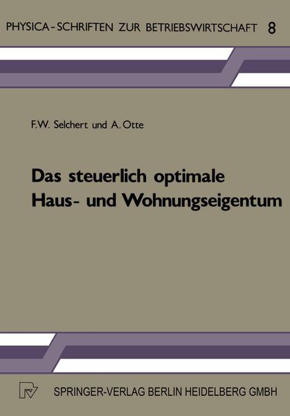 Produktbild: Das steuerlich optimale Haus- und Wohnungseigentum