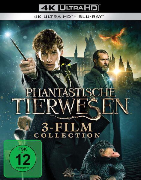 Phantastische Tierwesen 3-Film Collection  (3 4K Ultra HD) (+ 3 Blu-ray)