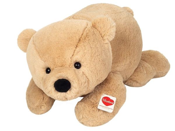 Produktbild: Teddy Hermann 939689 - B&auml;r Brownie liegend, 55 cm, Pl&uuml;schtier