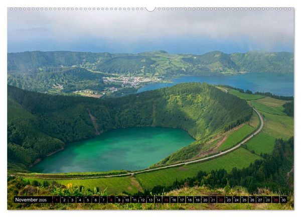 Produktbild: Perlen im Atlantik - Azoren (hochwertiger Premium Wandkalender 2026 DIN A2 quer), Kunstdruck in Hochglanz