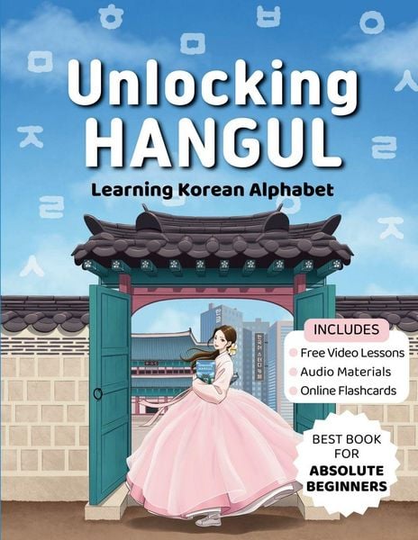 Produktbild: Unlocking Hangul - Learning Korean Alphabet