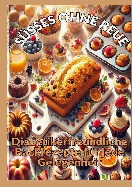 Produktbild: S&Uuml;SSES OHNE REUE: Zuckerfrei genie&szlig;en: Backen f&uuml;r Diabetiker &ndash; Brot, Kuchen, Pralinen und gesunde S&uuml;&szlig;igkeiten