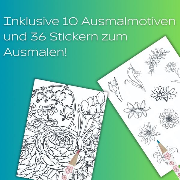 Produktbild: Colorful World Designdose mit 12 Buntstiften