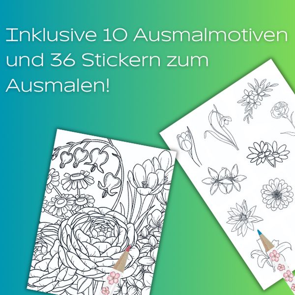 Produktbild: Colorful World Designdose mit 12 Buntstiften