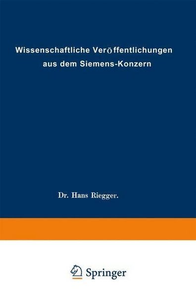 Produktbild: Wissenschaftliche Ver&ouml;ffentlichungen aus dem Siemens-Konzern