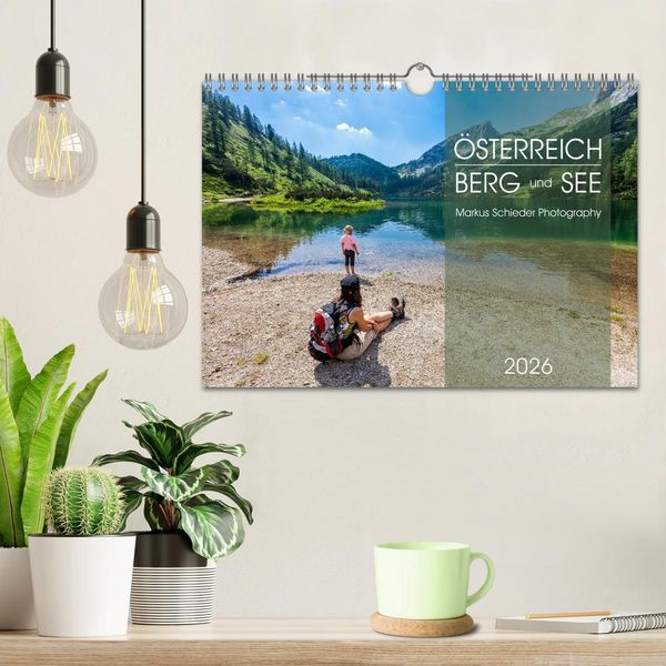 Produktbild: &Ouml;sterreich Berg und See (Wandkalender 2026 DIN A4 quer), CALVENDO Monatskalender