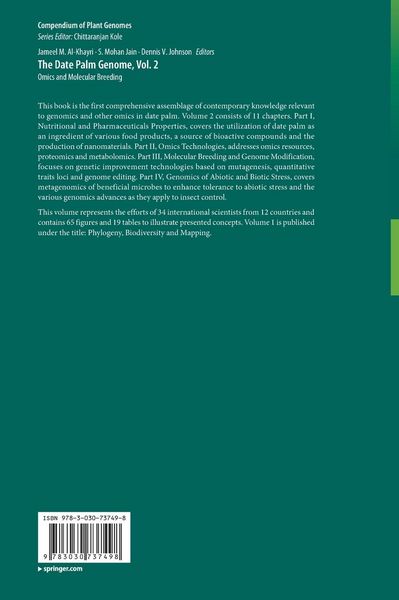 Produktbild: The Date Palm Genome, Vol. 2