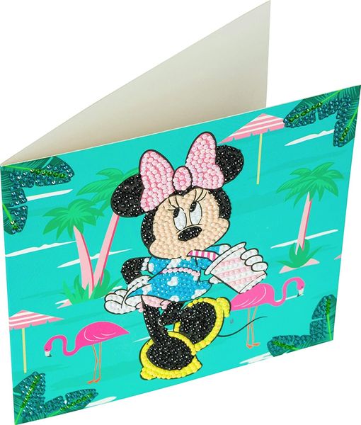 Produktbild: Craft Buddy CCK-DNY807 - Crystal Art, Minnie on Holiday,18x18cm, Multi