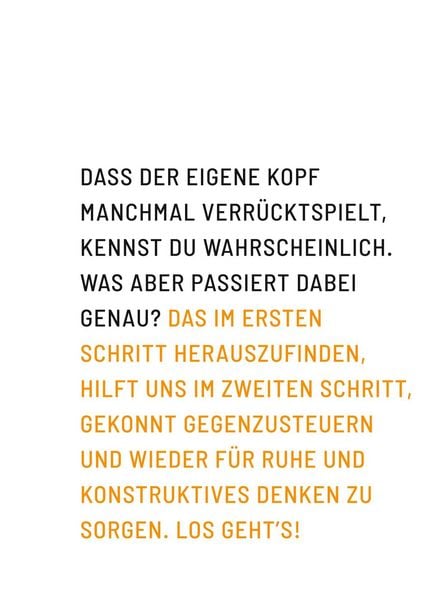 Produktbild: Die 1-Minuten-Strategie gegen Overthinking