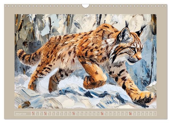 Produktbild: Wilde Sch&ouml;nheiten. Ein Jahr mit majest&auml;tischen Tieren (Wandkalender 2026 DIN A3 quer), CALVENDO Monatskalender