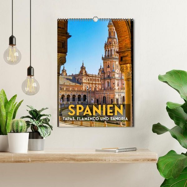 Produktbild: Spanien - Tapas, Flamenco und Sangria (Wandkalender 2026 DIN A3 hoch), CALVENDO Monatskalender