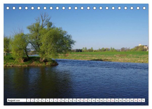 Produktbild: Colditz und Umgebung (Tischkalender 2026 DIN A5 quer), CALVENDO Monatskalender