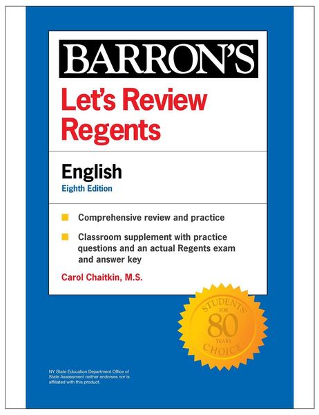 Produktbild: Let's Review Regents: English, Eighth Edition
