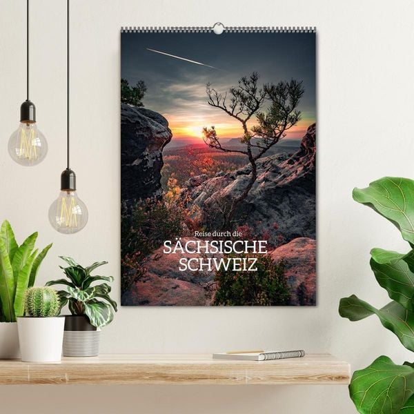 Produktbild: Reise durch die S&auml;chsische Schweiz (Wandkalender 2026 DIN A2 hoch), CALVENDO Monatskalender