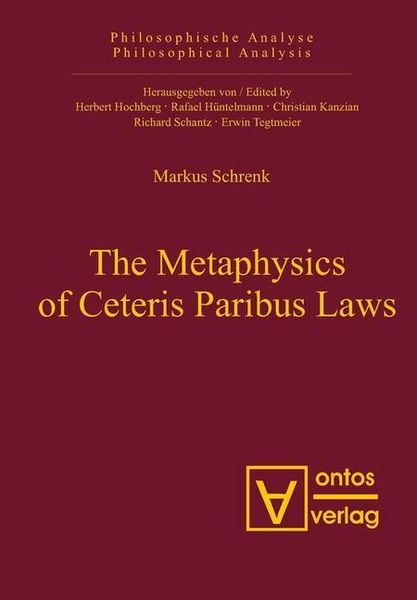 Produktbild: The Metaphysics of Ceteris Paribus Laws