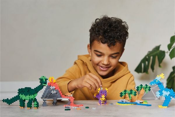 Produktbild: Plus Plus,600 Kreativ Bausteine Dinosaurier