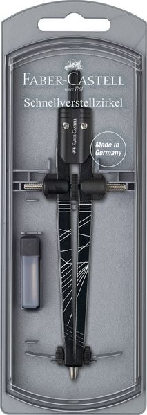 Produktbild: Faber-Castell Schnellverstellzirkel Twister 17cm 3fach sortiert