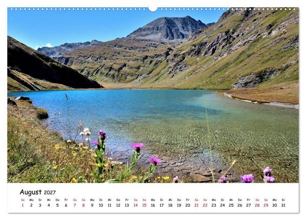 Produktbild: Franz&ouml;sische Alpen - Route des Grandes Alpes (Wandkalender 2027 DIN A2 quer), CALVENDO Monatskalender